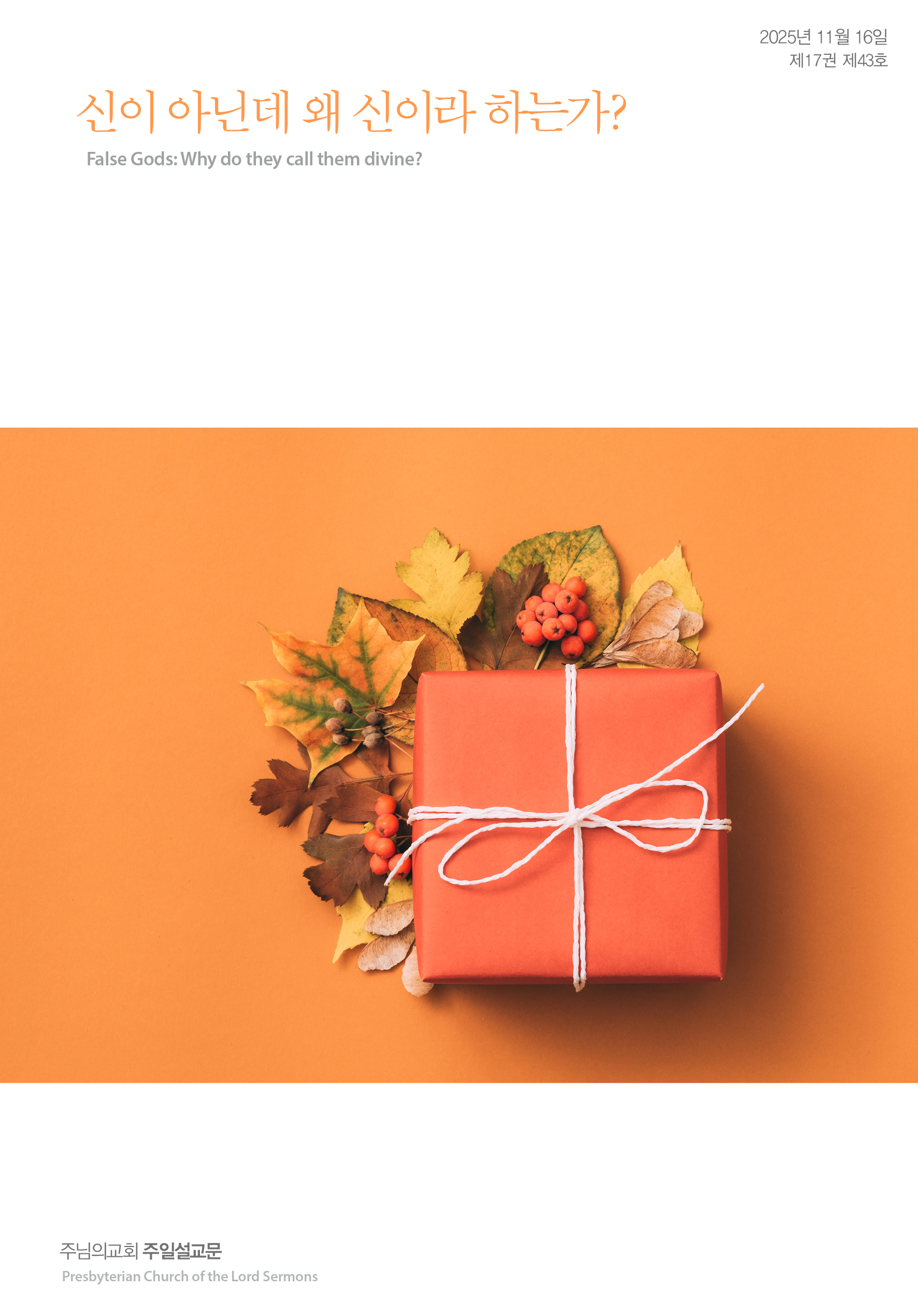 2025년 11월 16일 제17권 제43호